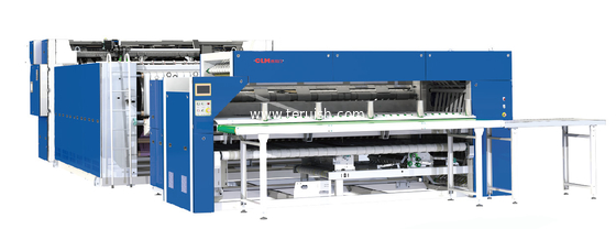 Automatic sorting folder with stacker(4 stacking position) ,  Up to 60m/min.