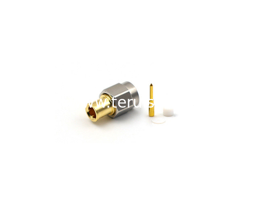 RF Connector SMA Male for RG402TFlex141 cable, crimp