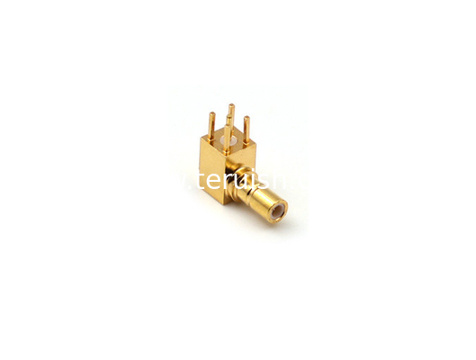 RF Connector SSMB Male Right Angle PCB Mount
