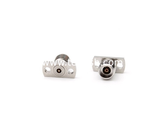 RF Coaxial Connector 2.92mm female Flange Mount