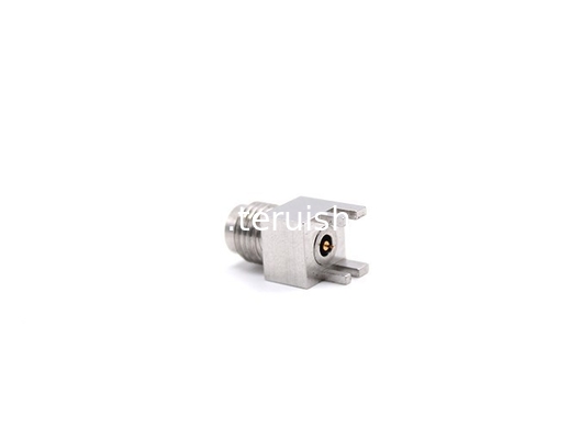 RF Coaxial Connector Stainless Steel 2.4 female PCB Mount