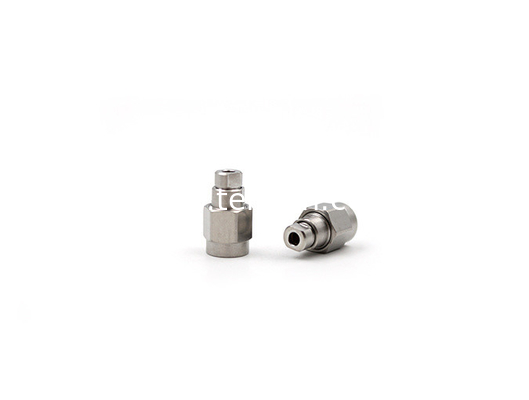 Milimeter wave connector stainless Steel 3.5mm Male for .086RG405 Cable