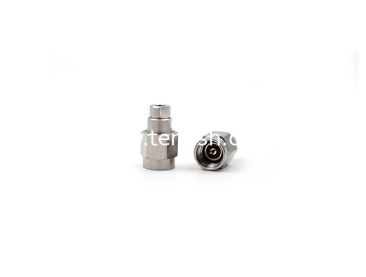 Milimeter wave connector stainless Steel 3.5mm Male for .086RG405 Cable