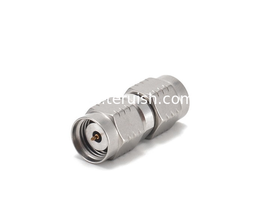 1.85mm male to 1.85mm male stainless steel RF Coaxial Adaptor