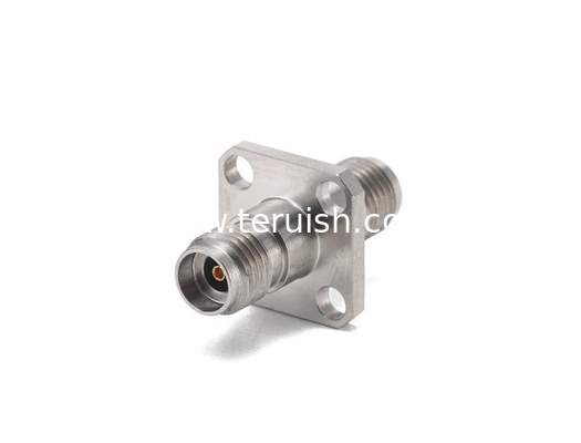 2.92mm Female to 2.92 Female Flange Panel mount Precision RF Adapter
