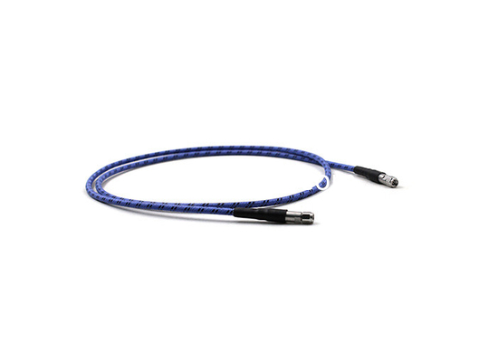 RF cable assemblies DC-110GHz with armor,1.0mm Male to 1.0mm Female connector, length1000mm