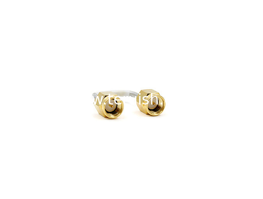 Cable assembly SMA Male to Male RF connectgor for Semi-Rigid cable .086RG405 Length 16.2mm