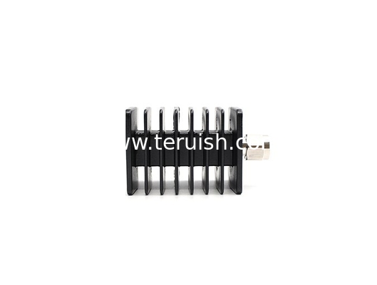 High Power 50 Watt RF Load Up to 4GHz with N Male Black Anodized Aluminum
