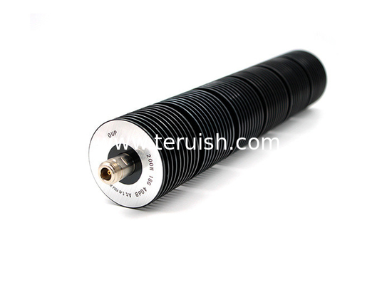 High Power 200 Watt RF Load Up to 18GHz 40dB with N Male to female Black Anodized Aluminum