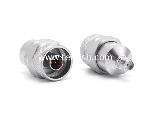 N male to SMA female Stainless Steel Precision RF Adapter