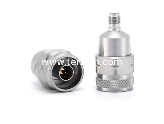 N male to SMA female Stainless Steel Precision RF Adapter