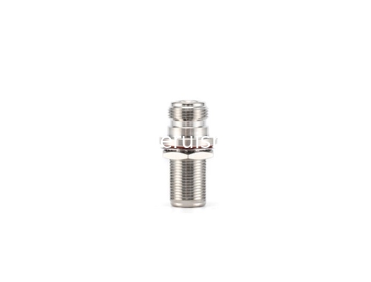 Double N female bulkhead RF Coaxial Adapter