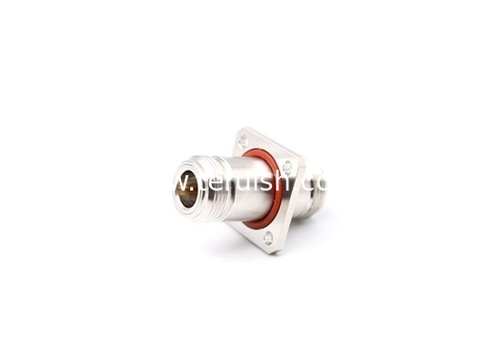 N female to N female Flange RF Adapter