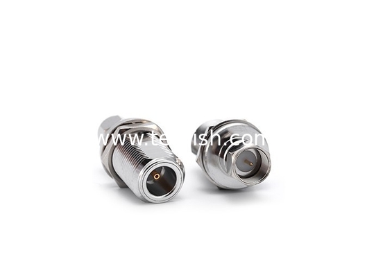 RF Adapter N Female to F Male Bulkhead