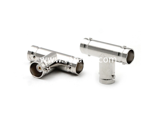 BNC Female to Female to Female Adapter