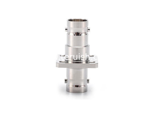 BNC Female to BNC Female 4 Holes Flange RF Coaxial Adapter