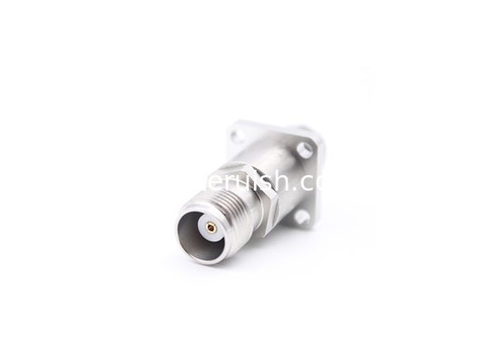 TNC Female to TNC Female Flange Stainless Steel RF Adapter