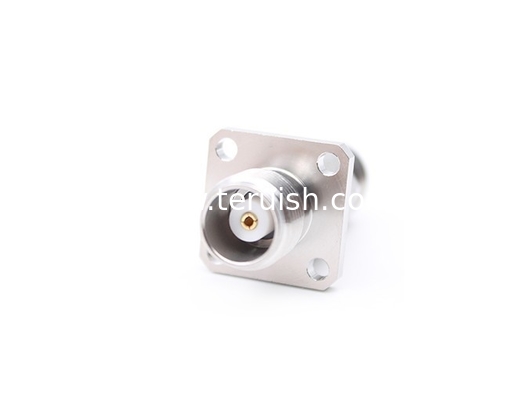 TNC Female to TNC Female Flange Stainless Steel RF Adapter