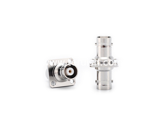 RF Adapter MHV Female to Female Flange