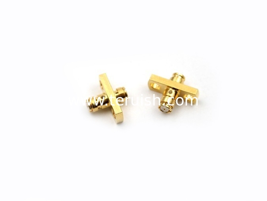 RF Adapter SMP Female to Female Flange