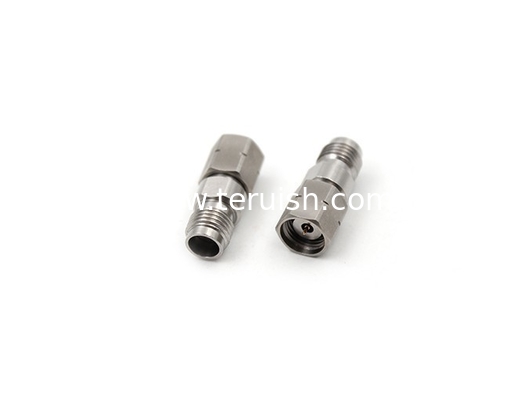 Milimeterwave Adapter Stainless Steel 1.85mm Male to 2.4mm Female