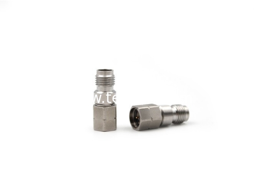 Milimeterwave Adapter Stainless Steel 1.85mm Male to 2.4mm Female