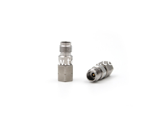 Milimeterwave Adapter Stainless Steel 1.85mm Male to 2.4mm Female