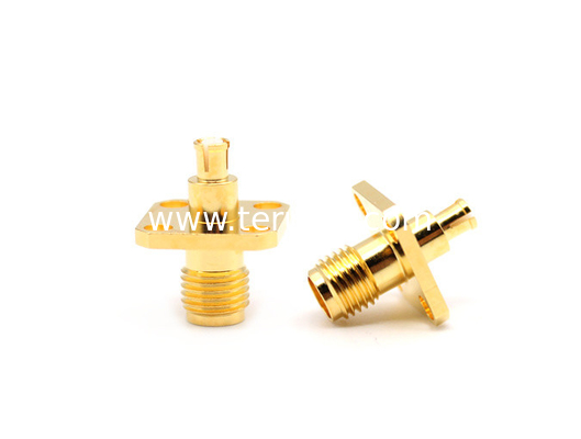 RF Adapter SMA Female to SMP Female Flange
