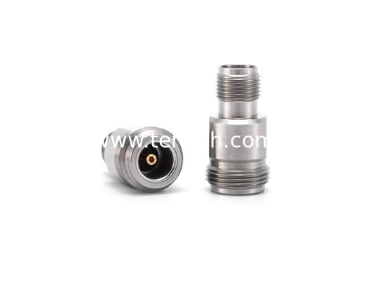 N female to TNC female Stainless Steel RF Coax Adapter