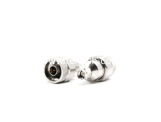 N Male to SMA Male Stainless Steel RF Adapter
