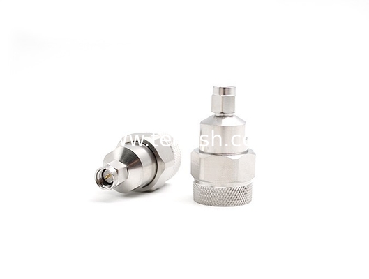 N Male to SMA Male Stainless Steel RF Adapter