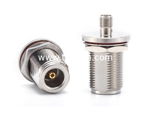 N female to SMA female Bulkhead RF Adapter