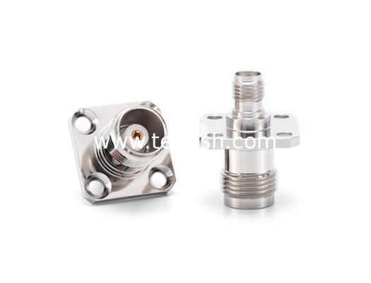 TNC Female to SMA Female 4 Holes Flange RF Adapte