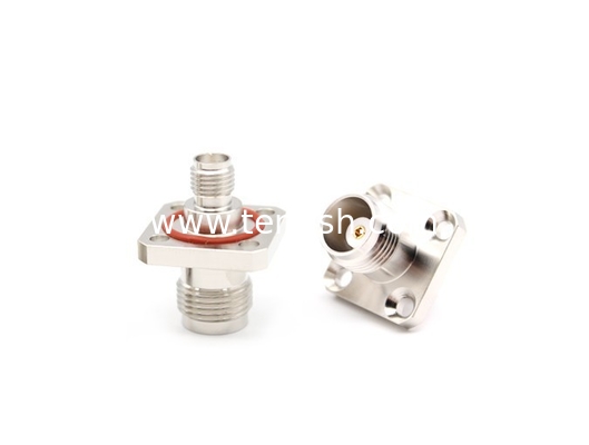 RF Adapter TNC Female to SMA Female Flange