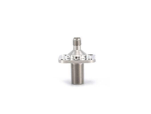 F Female Bulkhead to SMA Female Flange Adapter