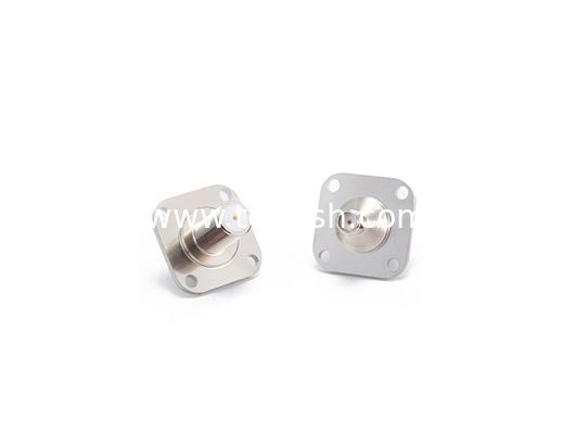F Female Bulkhead to SMA Female Flange Adapter
