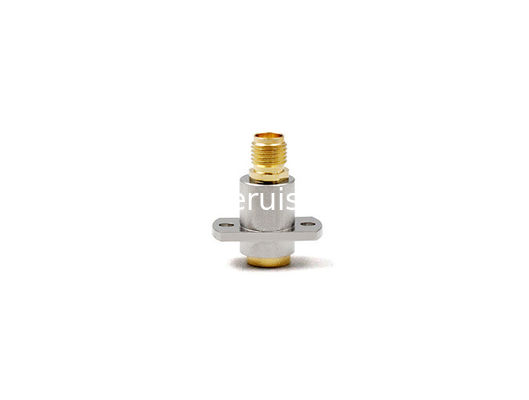 BMA Female to SMA Female Flange RF Adapter
