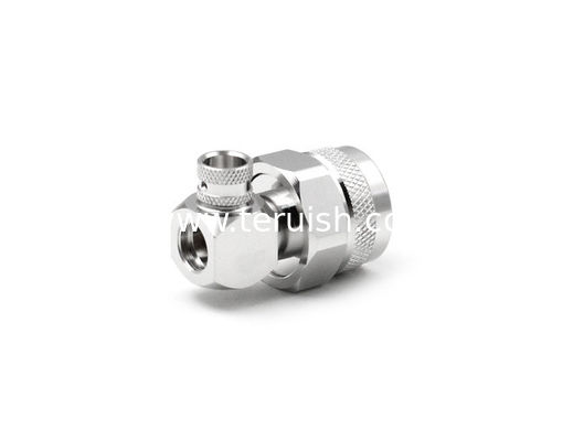 N Male Right Angle for RG401/.250 Cable
