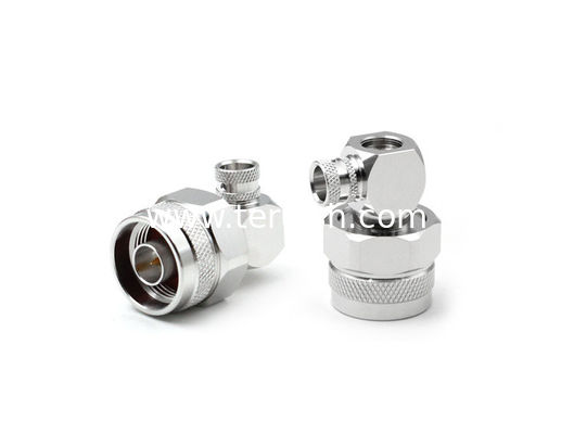 N Male Right Angle for RG401/.250 Cable
