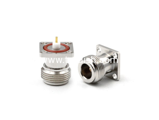 RF Connector N Female Flange Mount
