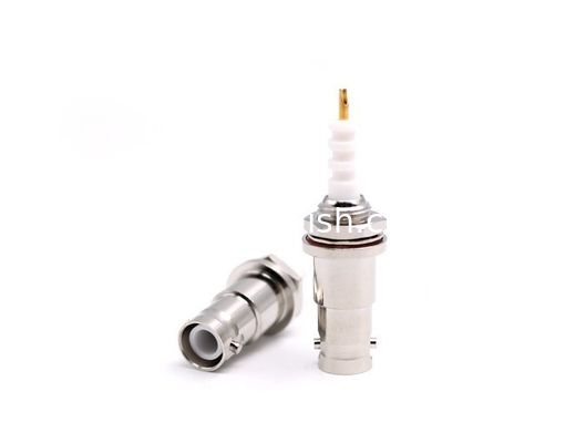 RF Connector SHV male bulkhead for terminal