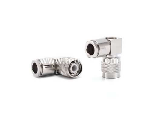 TNC Male Right Angle RF Coaxial Connector for LMR300 Cable Clamp TNC-JW300A