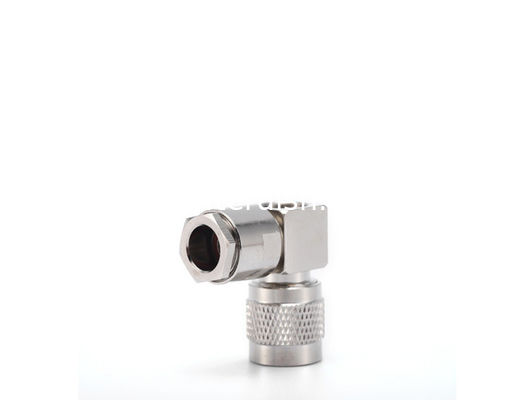 TNC Male Right Angle RF Coaxial Connector for LMR300 Cable Clamp TNC-JW300A