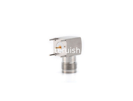 TNC Female Right Angle RF Coaxial Connector for PCB mount