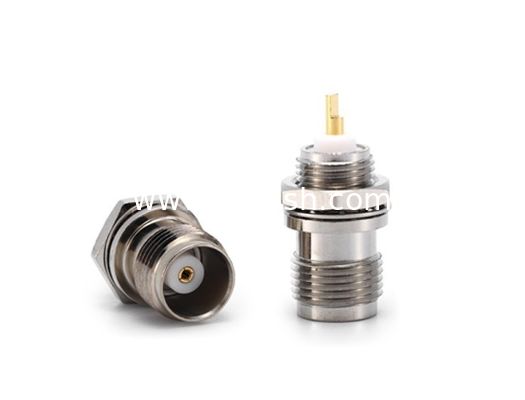 TNC 50Ω female bulkhead