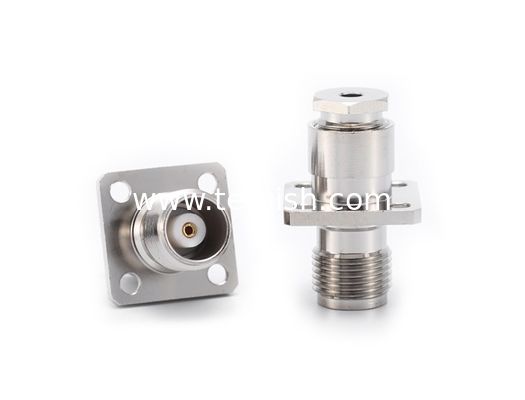 TNC female 4 Holes Flange for RG316 Cable