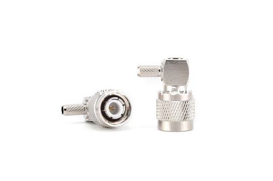 TNC male right angle Connector for RG 58 cable