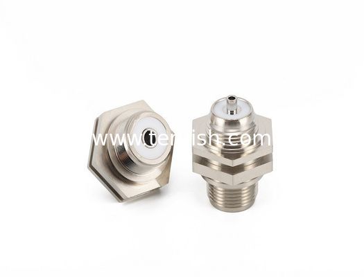 UHF female RF Coaxial Connector microstripe terminal