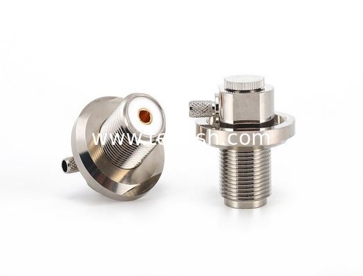 UHF female right angle crimp for RG 58 cable RF Coaxial Connector