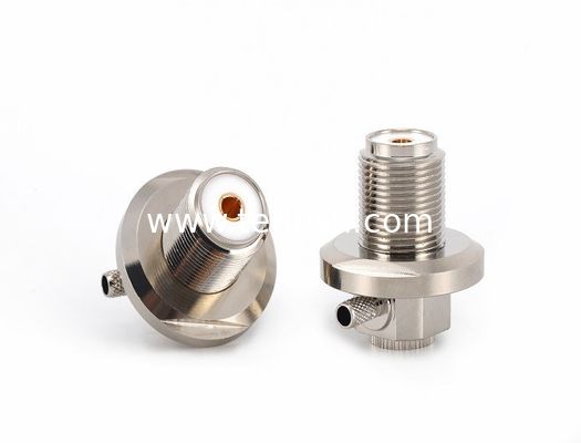 UHF female right angle crimp for RG 58 cable RF Coaxial Connector